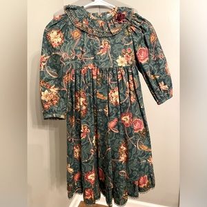 Girls Vintage Victorian Christmas dress